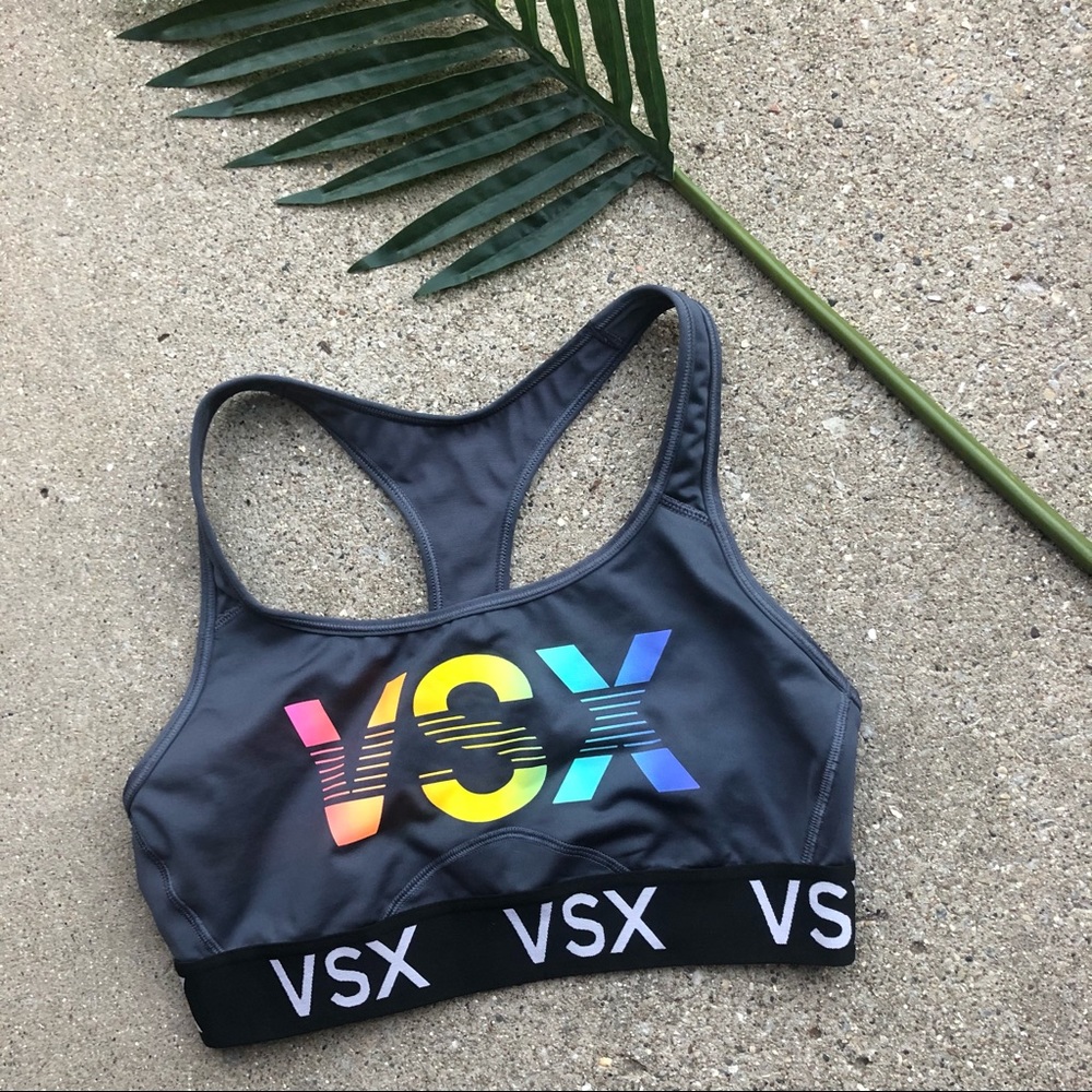 Victoria’s Secret VSX Sports Bra Medium Rainbow